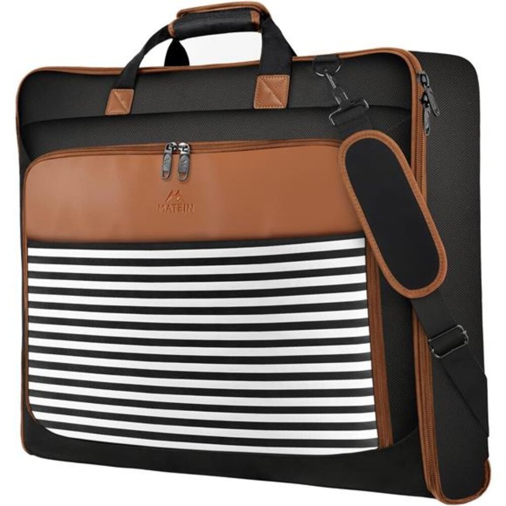 New Suit Carry On Garment Bag for Travel, Suit Bag with Detachable